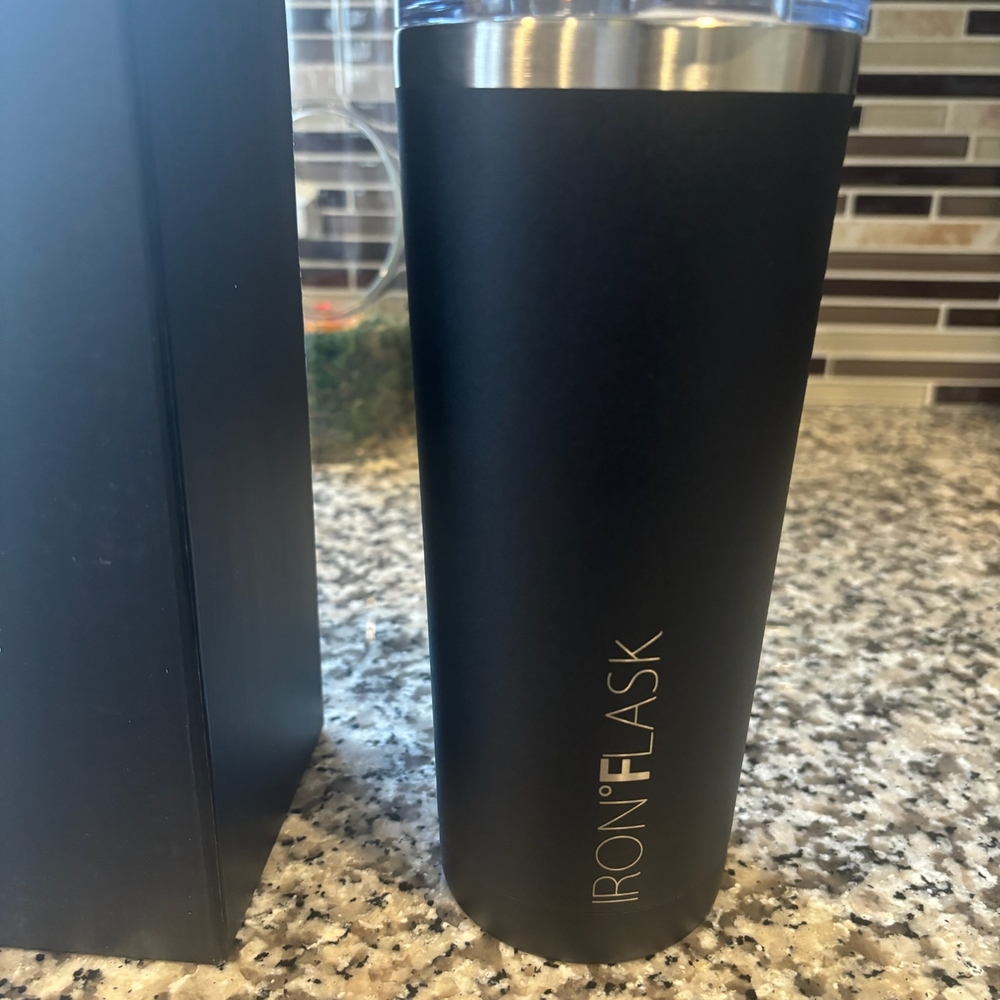 Iron Flask Black Tumbler